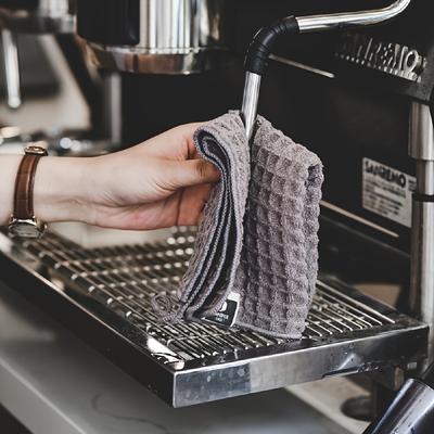 Ręczniki Barista o strukturze gofrowej Mikrofibra Chłonne Ściereczka do czyszczenia naczyń kuchennych Szybkoschnąca Szmata do mycia