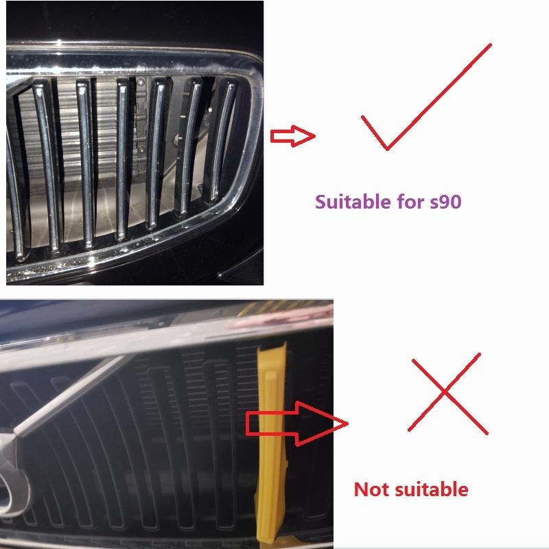 For Volvo S90 V90 Three-color Net Decoration Strip New Network Modified Special Color Stickers 2017 2018   Model S90 V90