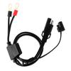 Kindnessjp SAE TO RING Terminal Harness Accessory Cable Motorcycle Charger Cord SAE to