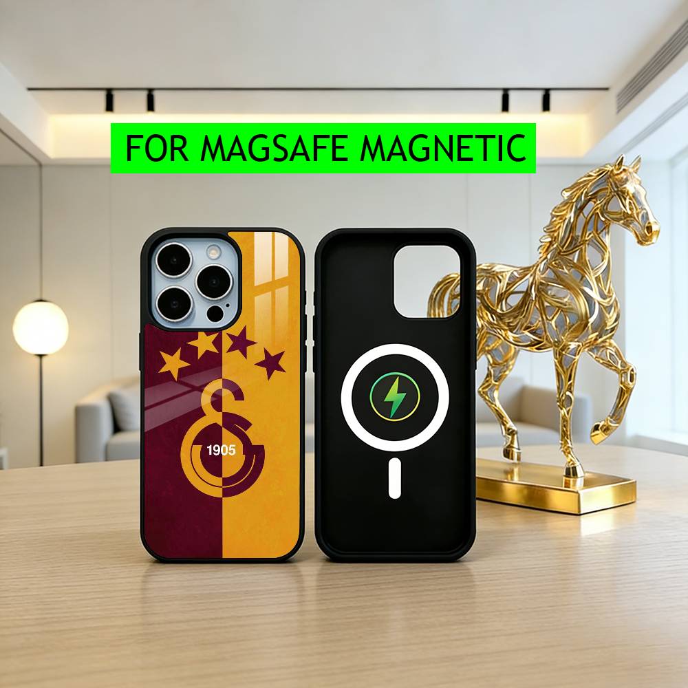 Pattern G-Galatasaray SK-es Phone Case For iPhone17,16,15,14,13,12,11 Plus,Pro Magnetic with Magsafe Wireless Charging