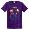 Atom Roboter Boxen T-Shirt Neon Metallisch Kämpfer Grafik Film Fan Tee Geschenk Kunst