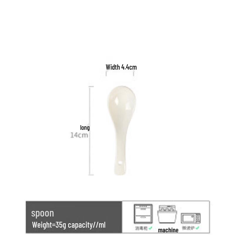 Ceramic Dining Spoons