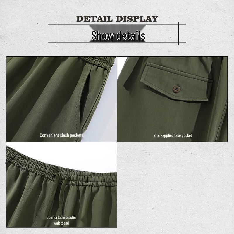 JEEP Men's Cotton Cargo Parachute Pants