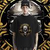 Toppar Lös Oversized Rundhals T-shirt Amerikansk Retro Herr Dam T-shirt Klassisk Kreativ Casual T-shirt Bekväm Rapper T-shirt