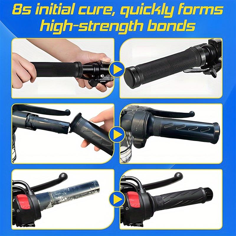 KJM Fiber Grip Sealant 30ML High Strength Anti-slip Waterproof Quick Fix Repair Glue for All Types Vehicle Handle Grips