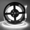 220V Dimmable COB LED Neon Strip Light Waterproof Outdoor Flexible Tape RA90 240LEDs/M with Switch Dimmer Plug