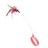 Cat Toy Collar Teaser Stick With Bells Feather Bite-Resistant Feather Fishing Rod Pet Soothing Neck Cat Toy