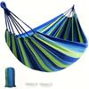 Hammock Leisure  Durable Single Travel Swing Chair Hanging Bed Casual Hammocks for Patio Garden Backyard Outdoor Indoor with Bag