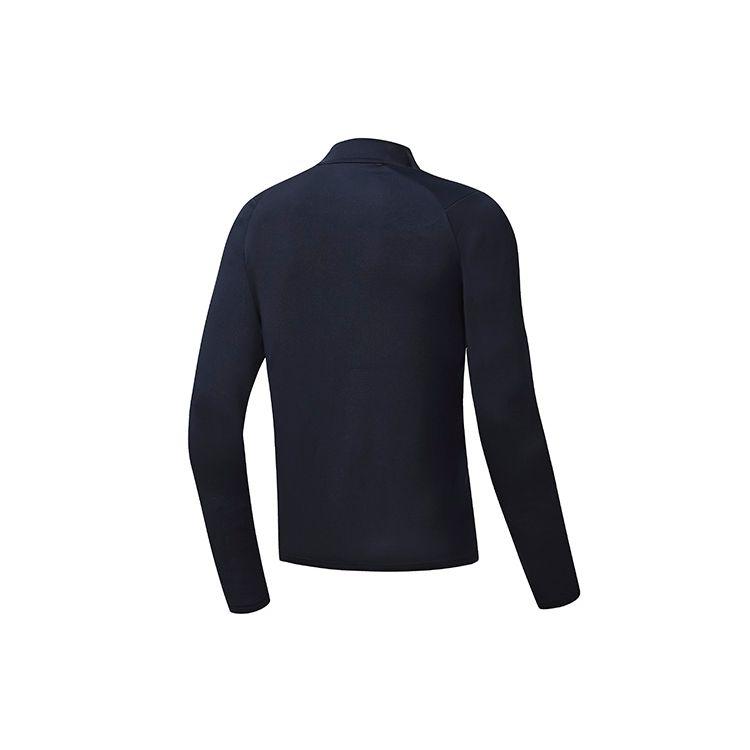 Fila Athletics Series Solid Color Stand Collar Zip Pocket Jacket Men Jacket Royal-Blue A11M311501FNV