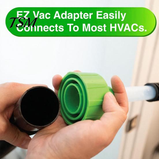 Kit de Mantenimiento para Aire Acondicionado Limpiador de Drenaje AC Adaptador, Herramienta Universal para Tubería de Plástico, Accesorio de Vacío para Condensado de Sistema Húmedo HVAC a PVC Split,
