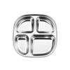 Tian Yajing 304 Stainless Steel Divided Kids Dinner Plate