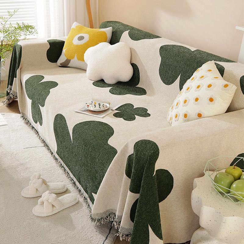 Chenille Leichter Luxus-Sofabezug, Stoff, Vier Jahreszeiten, universell, einfach, modern, All-Inclusive, universeller Sofabezug, High-End-Bezug, Handtuch