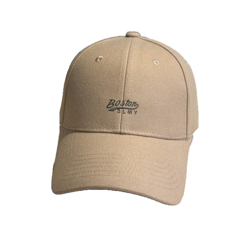 Four Seasons Casual Soft Top Baseball Cap Children's Embroidered Alphabet Sunscreen Cap Student Big Head Shade Cap Trend