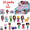 2-24 Stück Anime Gabby's Puppenhaus Figur Blind Box Action-Puppe Sets Sammlung PVC Modell Spielzeug Kinder Geburtstag Weihnachtsgeschenk