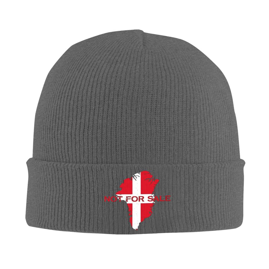Grönland Nicht Zum Verkauf Karte Beanie Mützen Strickmütze Herren Damen Unisex Retro Elastische Mützen Herbst Kpop Design Mützen