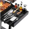 Silicone Grill Mat - BBQ Griddle Tools Side Mat with Drip Pad, Griddle Tools Mat for Outdoor Kitchen Countertop, BBQ Grill Accessories Gifts for Men
