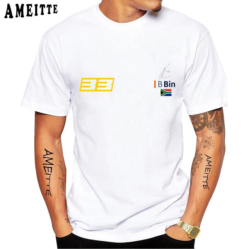 Brad Binder 33 GP Fahrer T-Shirt Neu Sommer Herren Kurzarm Moto Sport Junge Lässige T-Shirts Herren Motorradfahren Liebhaber Weiß Tops