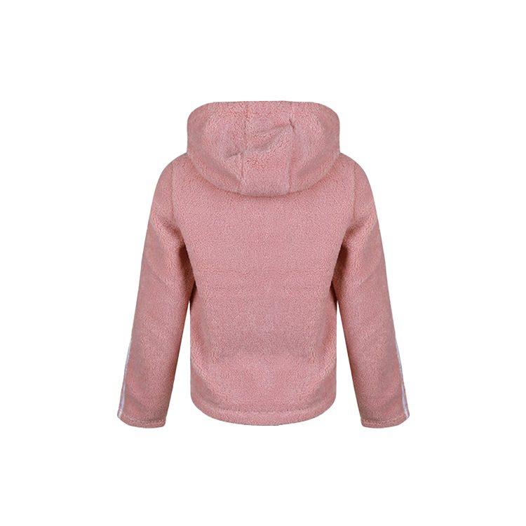 Adidas Down Jackets Women's Pink Hooded Moderate GJ8067