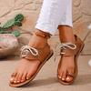 Zapatos Planos de Nuevo Estilo para Mujer en Talla Grande que Combinan con los Dedos de los Pies - Sandalias de Playa para Dedos