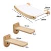 Turn Turn Cat Tower Montat pe Perete Scări Sisal Post de Zgâriat Sală de Gimnastică Pisici de Interior Pasarelă în Cer Accesorii Jucărie Rafturi de Cățărat Pisici