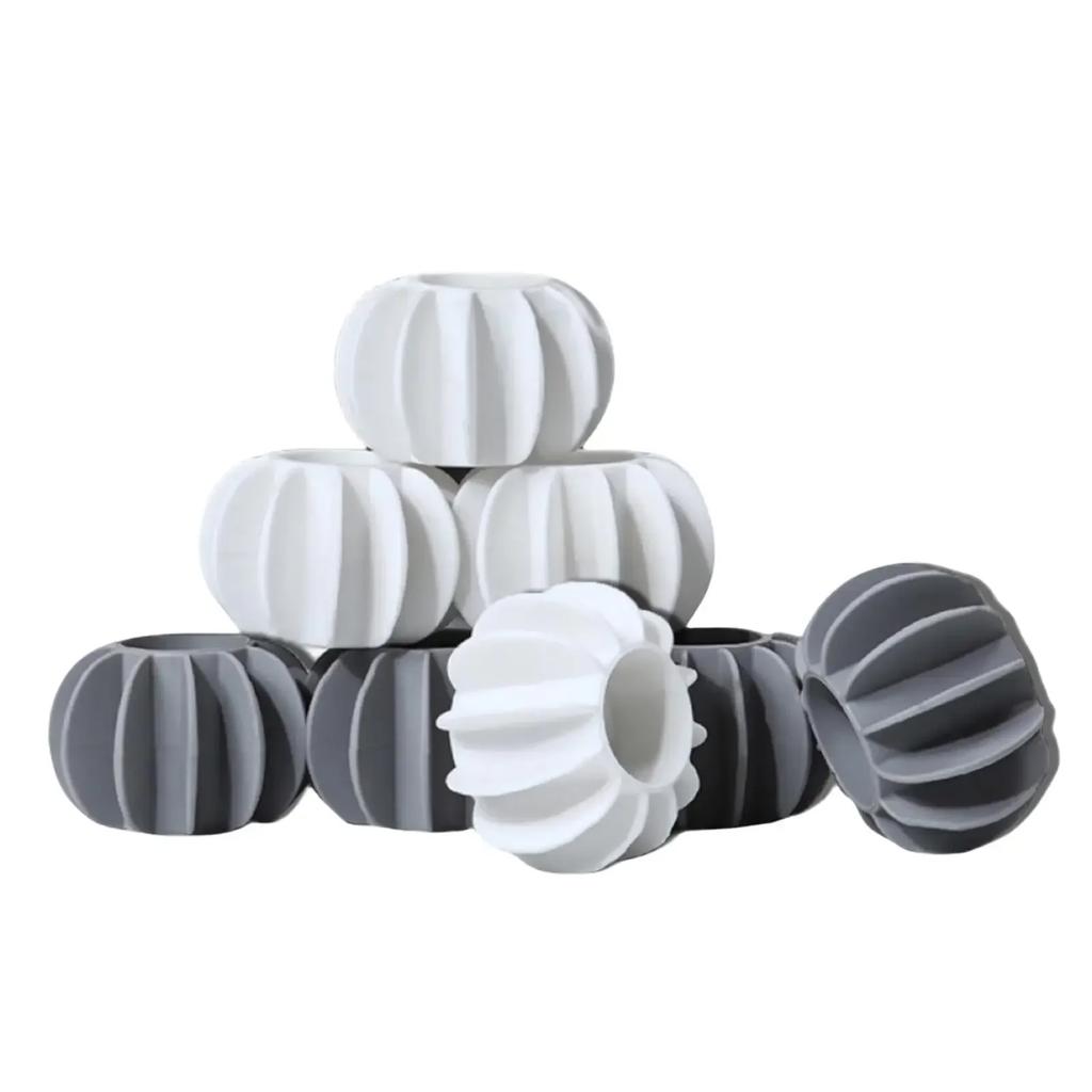 20/1PCS Silicone Laundry Ball Reusable Anti-tangle Clothes Cleaning Balls Stain Removal Anti-winding Hair Catcher Cleaning Amagi