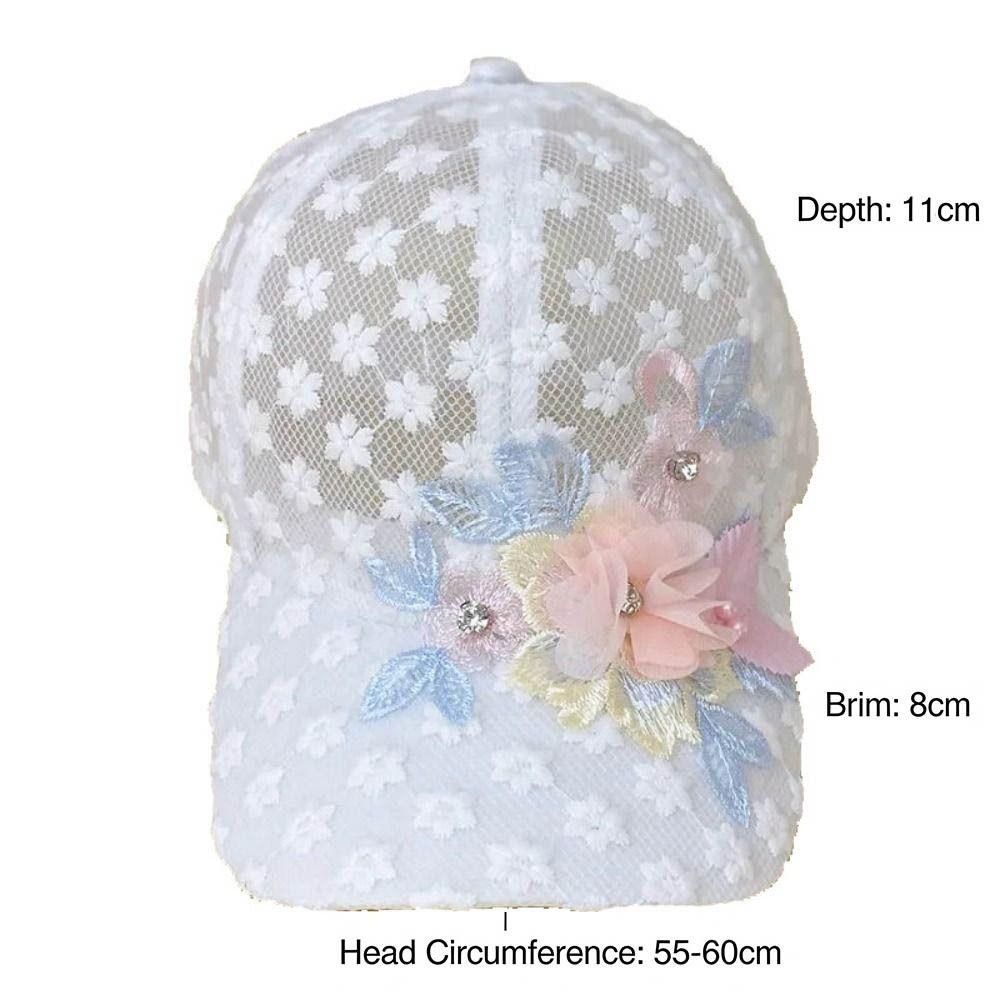 Ultra-Thin Embroidery Ladies Caps Breathable Cap Ladies Lace Summer Lace Mesh Sun Hat Female