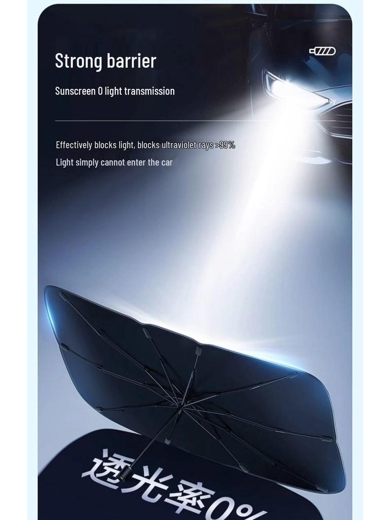 Car Windshield & Window Sunshade: Heat Insulation & Sun Protection Visor