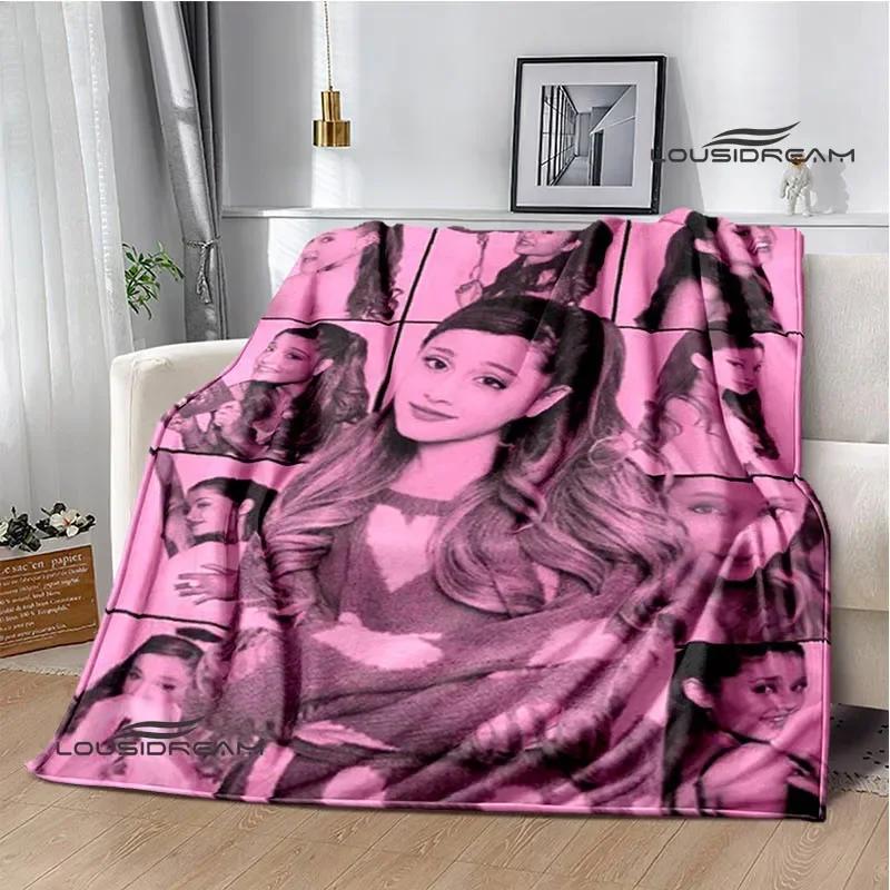 Singer Ariana Grande Printed Blanket Warm Flannel Blankets Soft And Comfortable Home Travel Blanket Bed Linings Birthday Gift