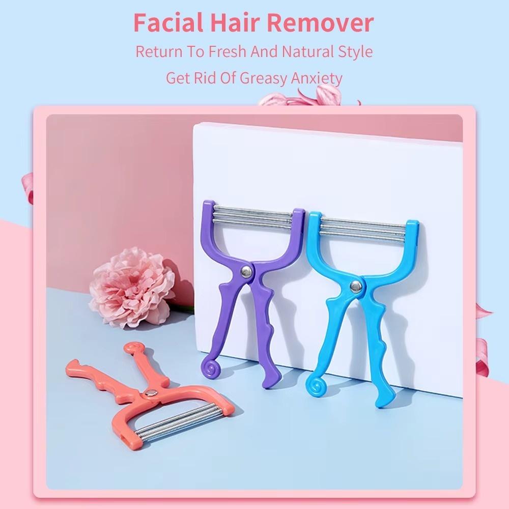 Handheld Facial Hair Remover Manual Removal Epilator Face Skin Care Beauty Shaving Safe Spring Roller For Adults Beauty Epilator