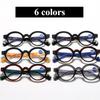 Men Round Retro Reading GlassesGlasses Lenses with Clear VisionMetal Connected Eyeglass Legsfor Women 1.0 1.5 2.0 2.5 3.0 3.5