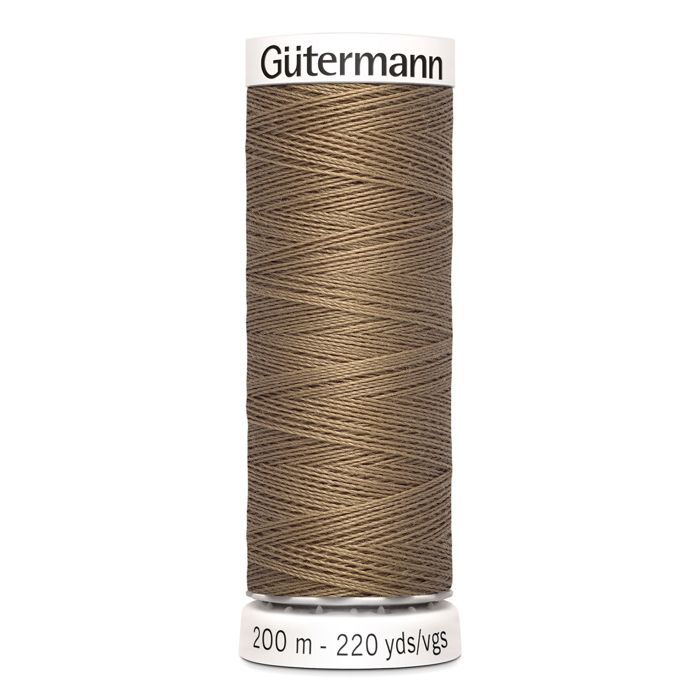 Fil tout textile - GUTERMANN - 748277-850 - 200m - Marron - 1 bobine