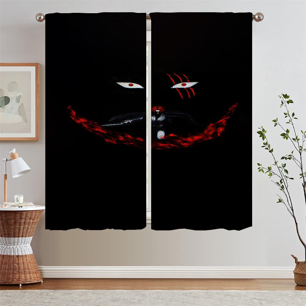 Modern Curtains Ready Anime Curtains for Kitchen Curtain Modern Home Decoration Christmas Blinds Blind Tulle in Kitchen Shades