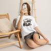 Opossum At Laptop My Inner Peace Has Left The Chat T-Shirt | Cute Sarcastic Tee