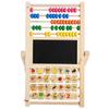 Wooden Kids' Writing & Drawing Board with Abacus and Calculator for Early Education