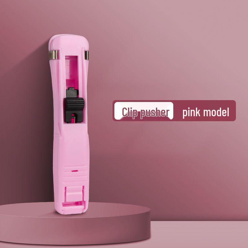 Transparent No-Punch Metal Push & Binding Clip for Test Papers