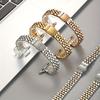 Two-tone Stainless Steel Bracelet For Apple Watch 38/40/41/42/44/45/46/49mm Series 1-10 & SE Metal Wristband for IWatch Series