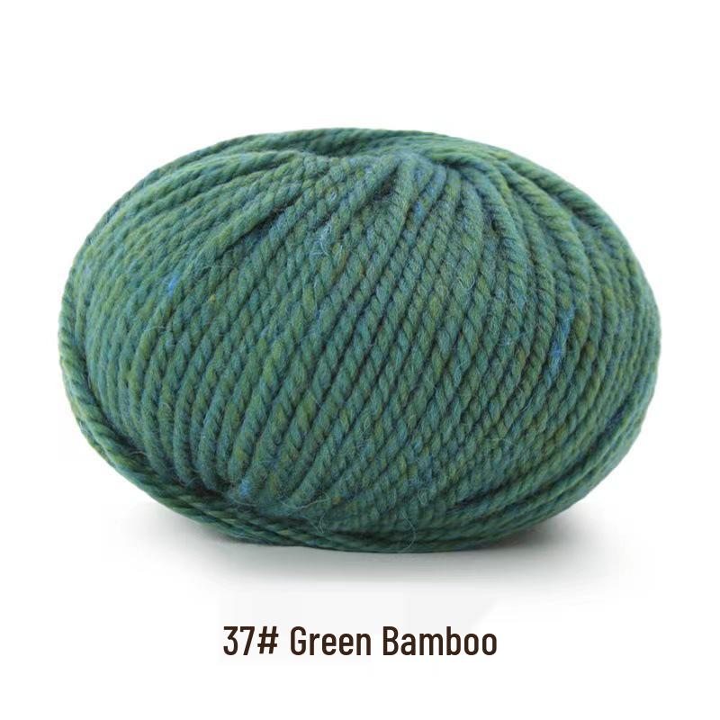 Yak Down 3-Strand Wool Yarn for Hand-Knitted Medium-Thick Sweaters, Cardigans, Scarves, and Hats