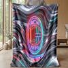 AC Milan Theme blanket Soft Flannel Blanket Plush Throw Blanket Cozy Sofa Bed Blanket for Home Decor