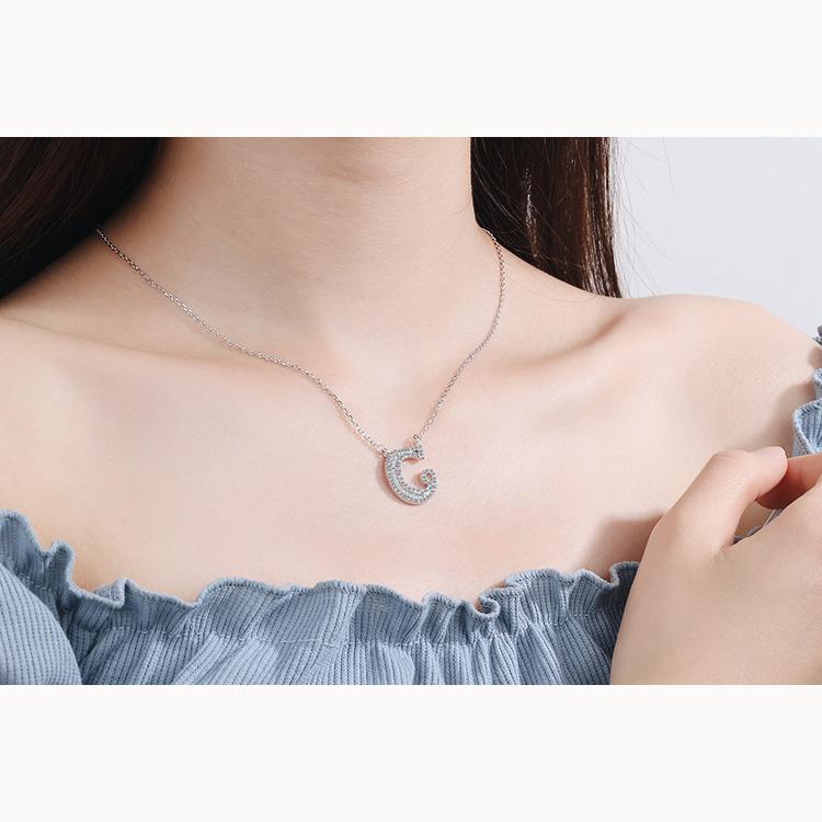 26 Letters of The Alphabet Necklace Female Romantic Travel with The Same Short Section of The Collarbone Chain Valentine's Day Gifts Necklace