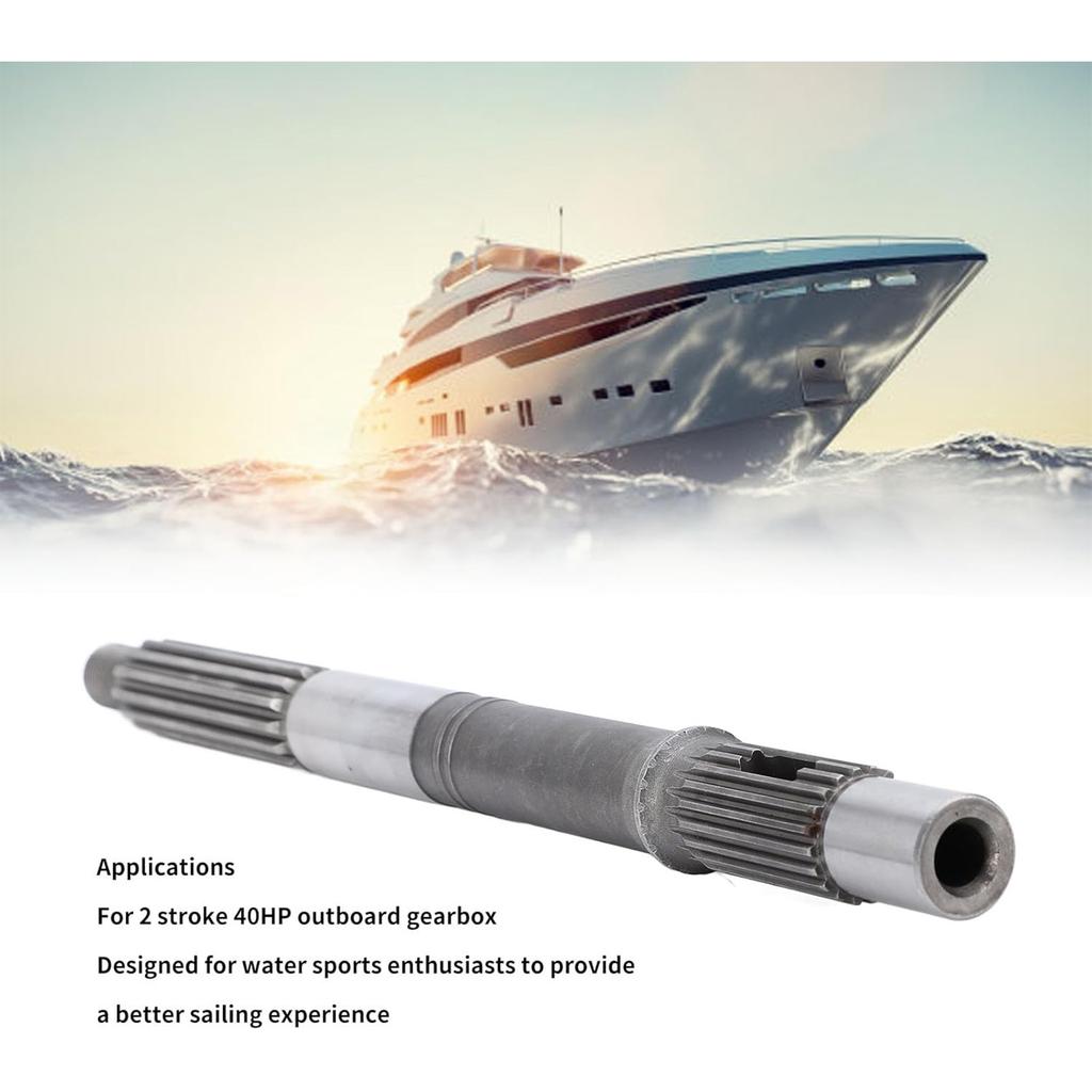 Boat Accessories for Outboard Engine F25 F40 40HP Boat Motor Propeller Shaft 66T-45611-00 Replacement
