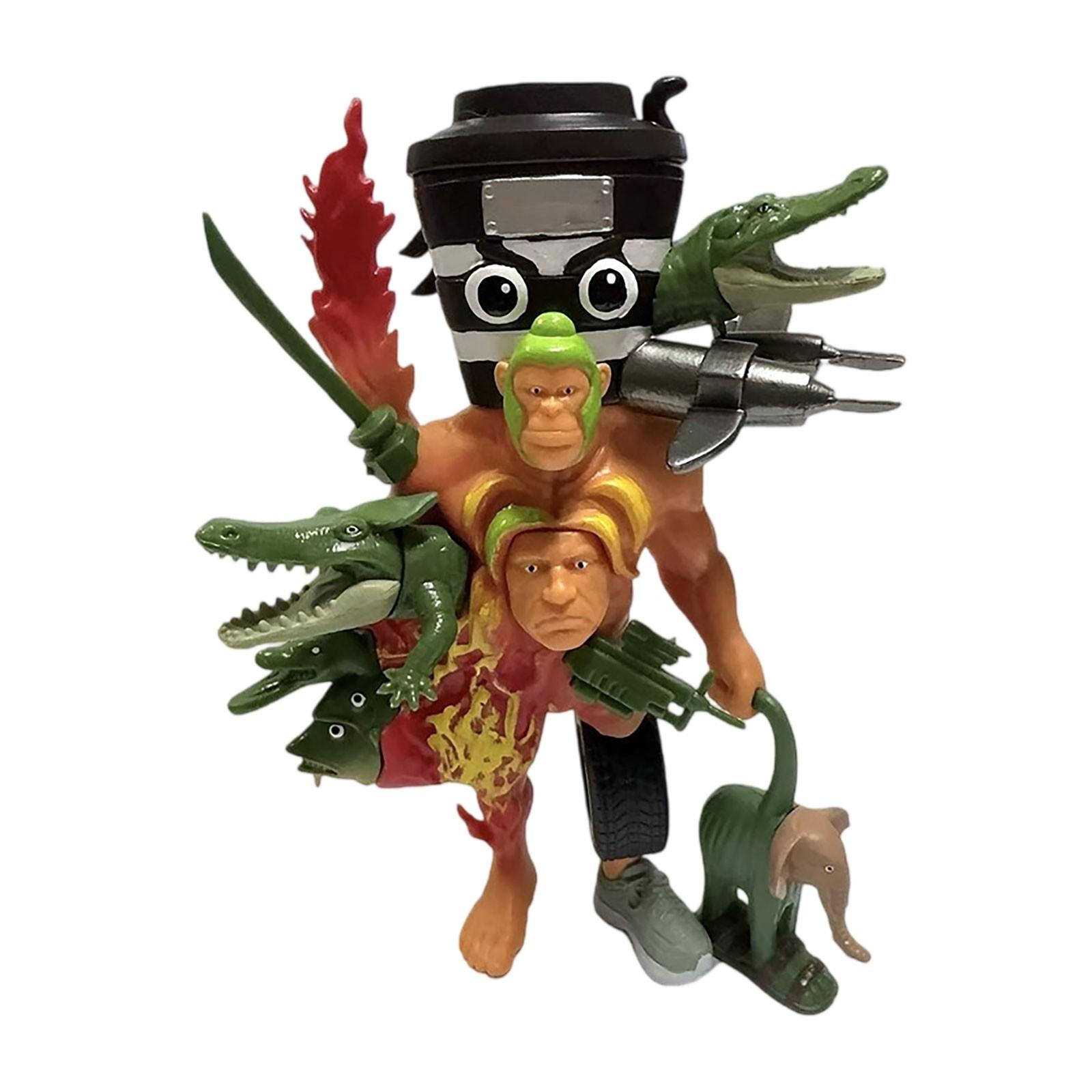 

Тралалеро Тралала Тунг Тунг Сахур Кукла Модель Съемная и Многоразовая Итальянский Бред Настольное Украшение One Size