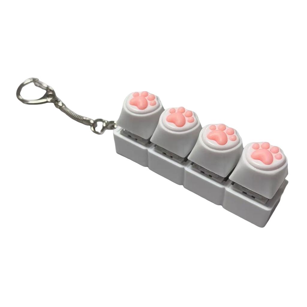 Sound Keyboard Toy Keyboard For Stress Sound Keyboard Clicker For School Travel Anxiety Keyboard Keychain Skateboard