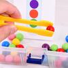 Toddler Logic & Concentration Puzzle: Clamping Beads & Balls Early Education Toy