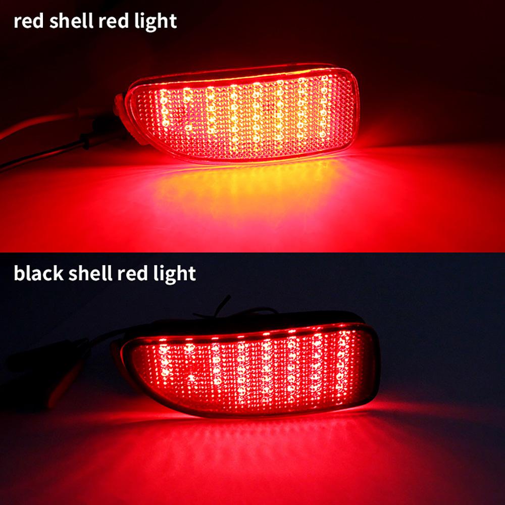 2Pcs LED Rear Bumper Reflector Light For Toyota Previa Estima Tarago 30 40 Series Rear Signal Fog Lamp