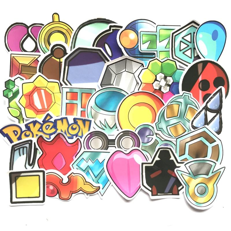 Premium Quality Pokemon Stickers Collection Featuring Mimikyu Pikachu Bulbasaur Sun Moon