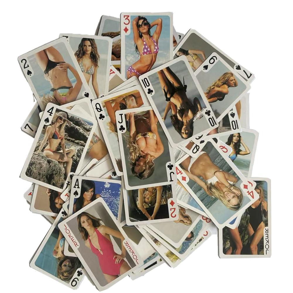 1 Deck Bikini Badeanzug Schönheiten Spielkarten, Poker - für Erwachsenenunterhaltung Geschenke