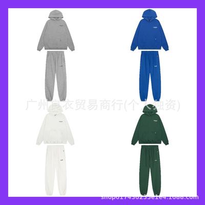 Heren Dames Vintage Streetwear Hoodie Set Oversized Katoen Pullover Sweatshirt Casual