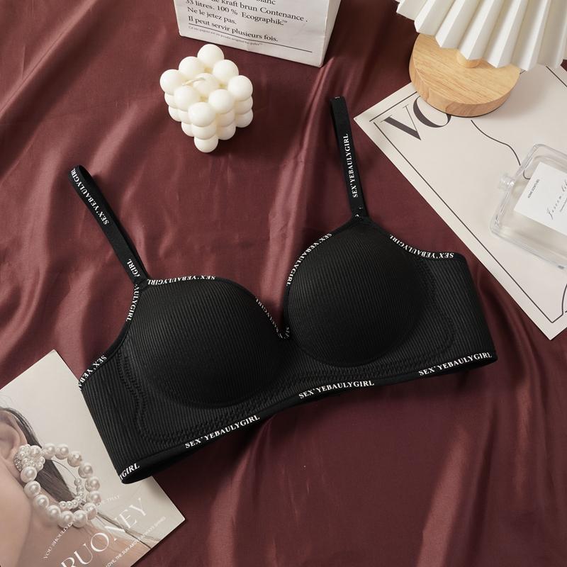 Girls Thick Sponge Cup Bra Push Up Soft Cotton Underwear Women Seamless Lingerie Female Wireless Bralette