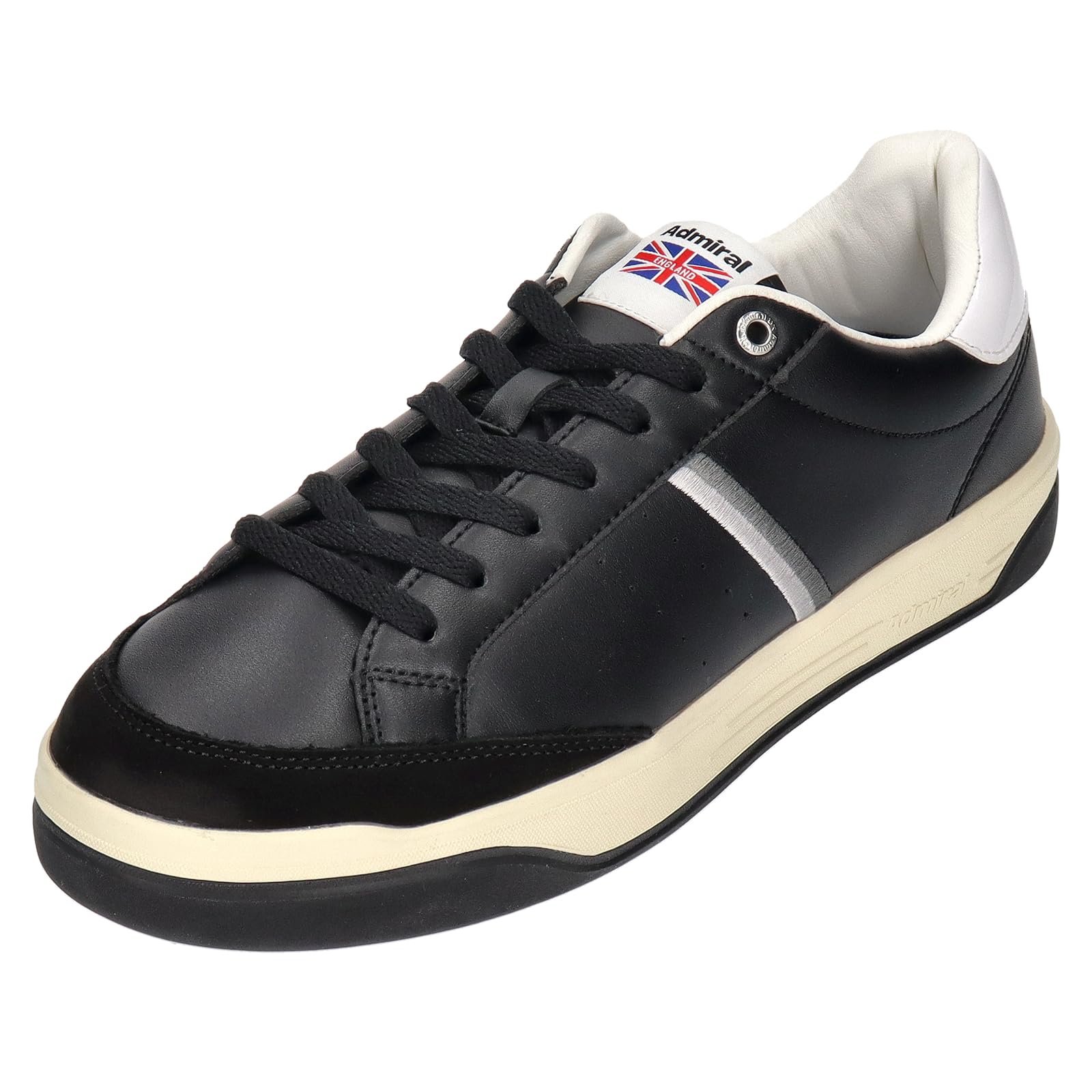 

Admiral MERTON AD826 Men s Sneakers, Black/Gray, Size 25.5cm