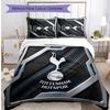 Tottenham Hotspur Pattern Printed 3PCS Bedding Set Soft Skin-Friendly Washable Duvet Cover & Pillowcases Set All Season Bedroom